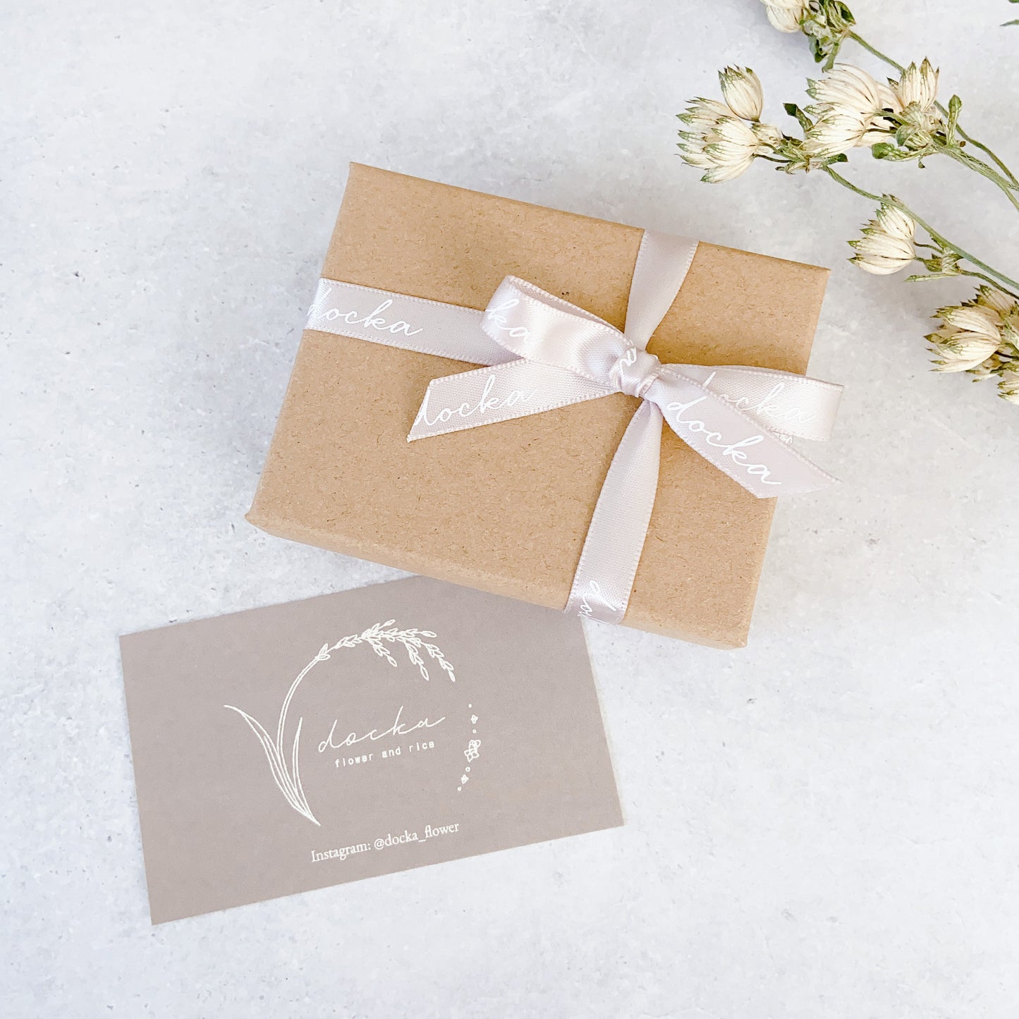 Bangle - baby's breath and rice