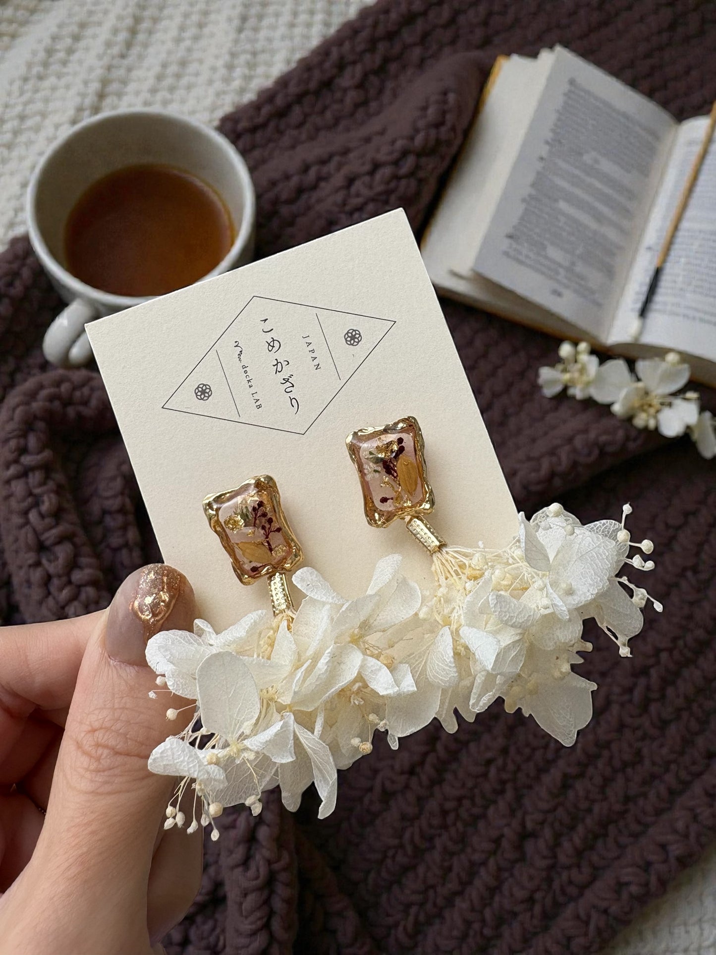 2way こめかざり Bloom Earrings