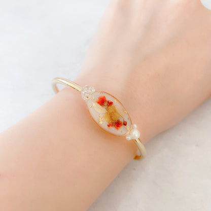 Bangle - mimosa and rice