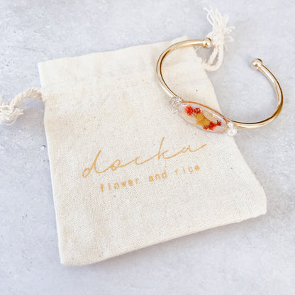 Bangle - mimosa and rice